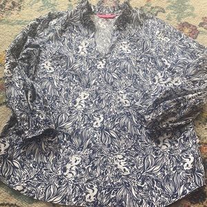 Lilly Pulitzer 3/4 sleeve top